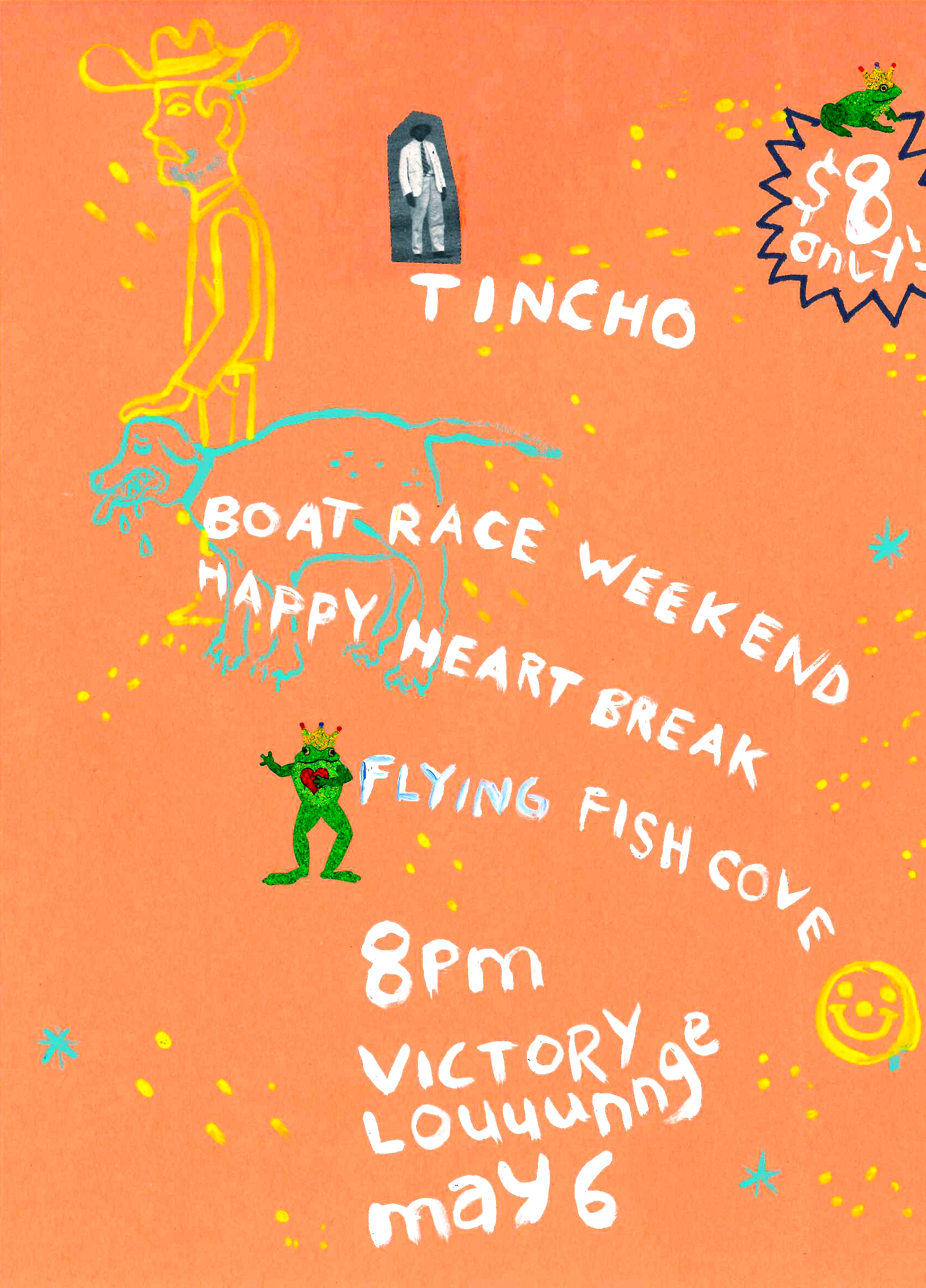 tincho / boat race weekend / happy heartbreak / flying fish cove // victory lounge may 6th (2017)